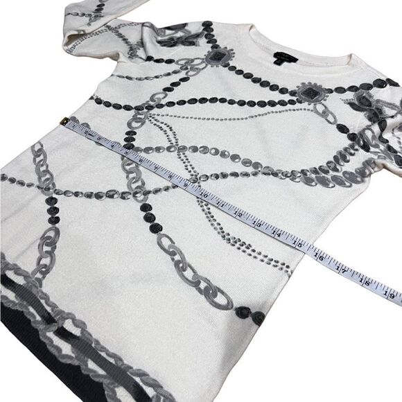 Talbots Merino Wool jewel print sweater size small petite - Picture 13 of 16